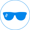 An icon of a pair of sunglasses